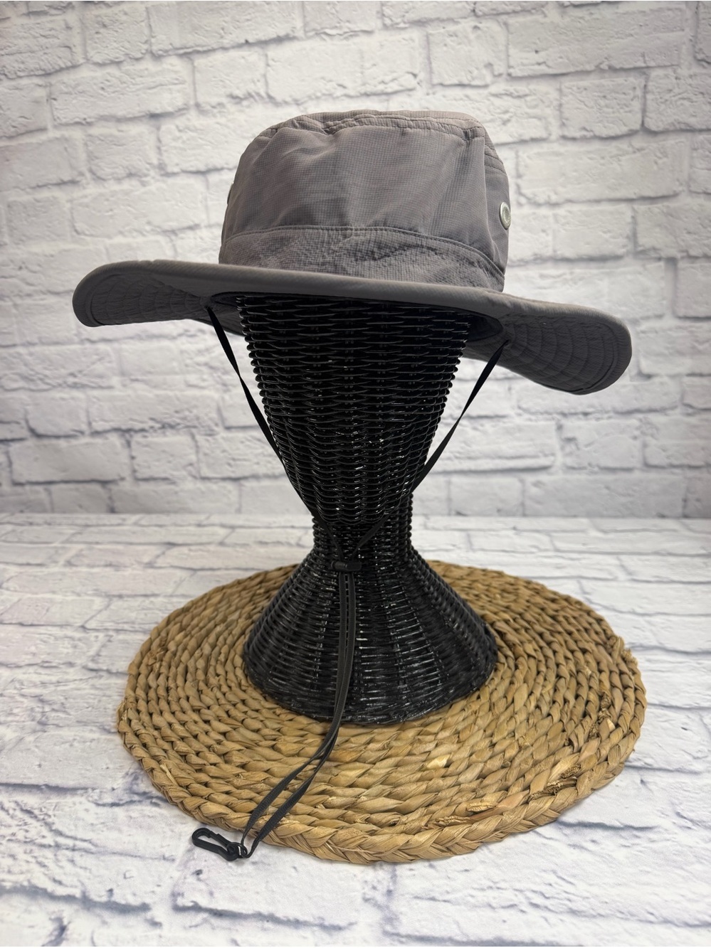 Swiss Tech Gray Performance Gear Bucket Hat. Sun Hat.